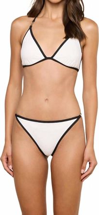 L'agence Fine Violet Bottom In White
