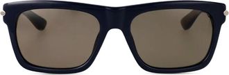Alexander McQueen Eyewear Occhiali da sole squadrati - Nero