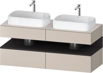 Duravit Qatego Consola Mueble Bajo Lavabo, 2 Extensiones, 2 - Duravit