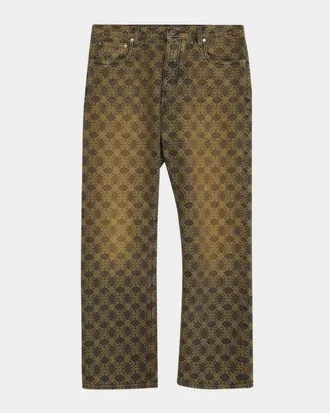 Off-white Arrow Monogram Jacquard Relaxed Jeans