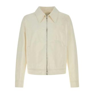 Ami Denim Jackets, male, White, Size: M Denim Jacket