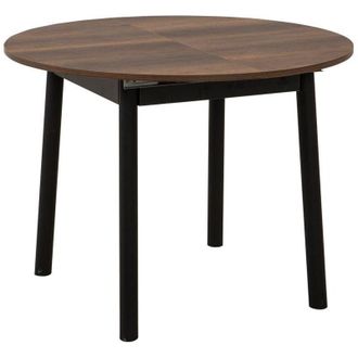 Hanah Home Hanah Home - Tavolo allungabile da 100 a 131 cm con gambe in legno massello - vina