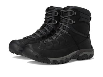 Keen Targhee Lace High Polar Waterproof Insulated Mens Shoes Black/Raven : 11 D - Medium, Leather