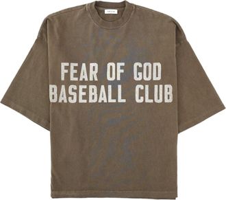 Fear of God Brown Cotton T-Shirt