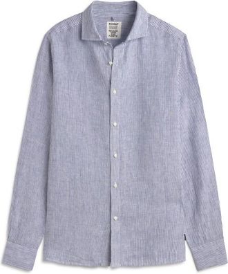 Ecoalf Alfredo Linen Stripes Shirt Hemd f&uuml;r Herren | lila