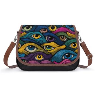 Generic Ocean Wave Eyes Fashion Womens Crossbody Bags Novelty Handbag Shoulder Bag Purse