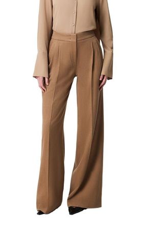Another Tomorrow Pleated Trouser in Camel at Nordstrom, Size 38 It