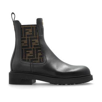 Fendi Filo Chelsea Boots - female - Fendi - Chelsea Boots - Black - 7 UK - Shoes