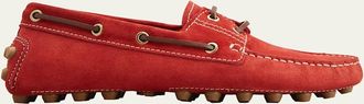 Tod's Gommino Suede Driver Boat Loafers