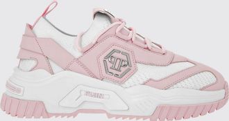 Philipp Plein Sneakers basse in maglia crochet con motivo monogram bicolore
