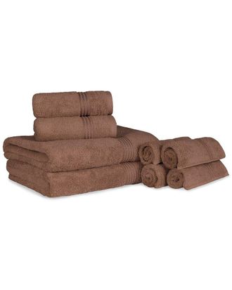 Superior Ultra Soft Assorted 8Pc Absorbent Egyptian Cotton Towel Set