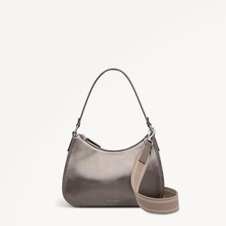 Radley London Gun Metal Medium Ziptop Shoulder Bag Crosby Alley AW25 Radley London