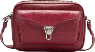 Coccinelle Beat Coated Monogram Small - Dames - Schoudertassen - Rood - ONE Size - Leer - Tassen
