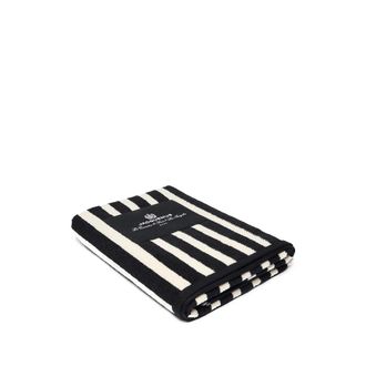 Jacquemus Home, Heren, Zwart, ONE Size, Zwart Strandlaken Wraparound Stijl