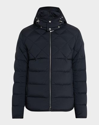 Moncler Mens Cecaud Hooded Short Down Jacket