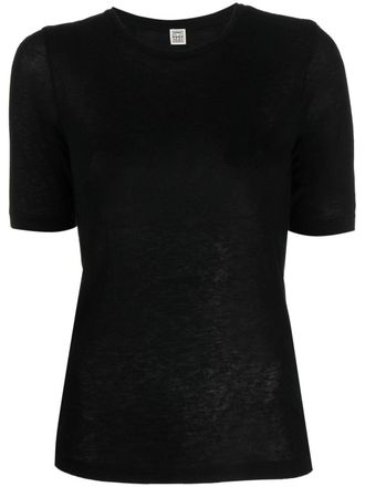 Toteme T-shirt girocollo - Nero