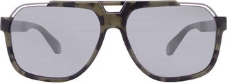 Philipp Plein Grey Navigator Mens Sunglasses SPP046M 92IX 61