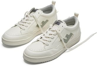 FlamingosLife Sneaker FLAMINGOS LIFE ROLAND V.10, Damen, Gr. 36, weiss (pearl laurel), Synthetik, Textil, Schuhe Sneaker, veganer Sneaker, Obermaterial aus 70% Mais