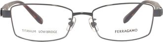 Ferragamo Demo Rectangular Mens Eyeglasses SF2552AN 015 54