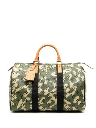 Louis Vuitton 2008 Monogramouflage Speedy 35 Speedy 35 handtas - Groen
