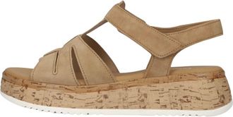 Gabor Schoenen, Dames, Beige, 41 EU, Leer, 742 Sandalen
