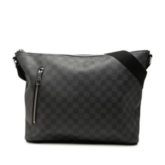 Louis Vuitton Damier Graphite Black Pvc Leather Shoulder Bag (Pre-Owned)