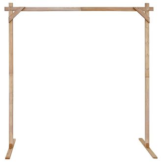 vidaXL Arco De Boda Marr&oacute;n Claro 225 X 95 X 226 Cm Vidaxl