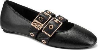 Karl Lagerfeld Ashlyn Mary Jane Flat in Black at Nordstrom, Size 8.5