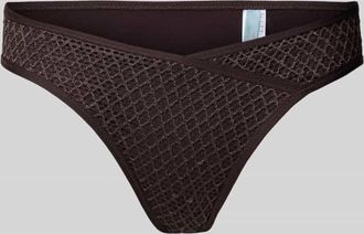 Marie Jo Marie Jo Bikini-Hose mit Strukturmuster Modell TOMAR in Dunkelbraun, Gr&ouml;&szlig;e 38