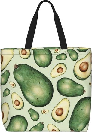 Generic Women Handbag Avocado Graphic Tote Bag Lightweight Girls Shopping Bags, For Work, Holiday, Graduation, Wedding, School