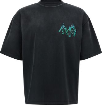 Amiri Black Crew Neck T-Shirt