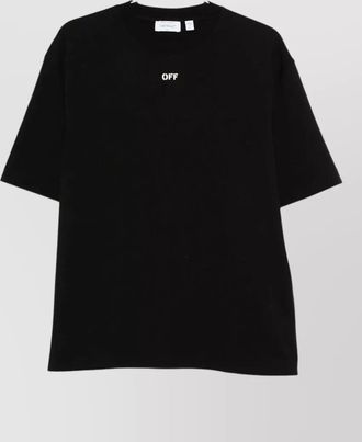 Off-white skate stamp short sleeve crew neck t-shirt