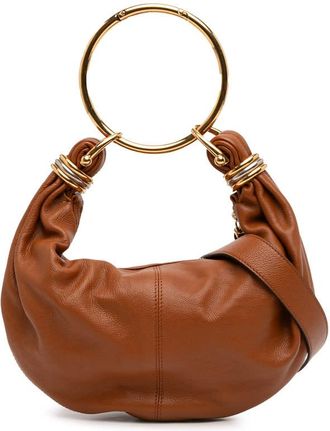 Chlo&eacute; Pre-owned Chloe Small Leather Bracelet Hobo Ladies LNZS10X65100P3FL