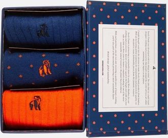 Swole Panda Mens ORANGE/BLUE GIFT SET - Sp - Size: 7/8.5/8/7.5/9/9.5/10/10.5/11