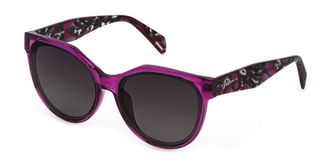 Police SPLC22E SPARKLE 17 09AH Womens Sunglasses Pink Size 58