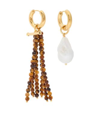 Timeless Pearly beaded drop earring - Oro