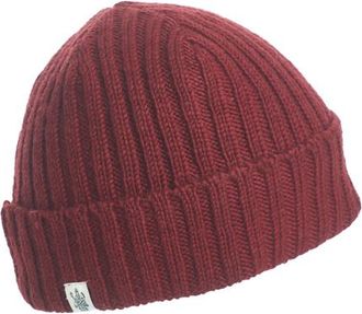 Nirvanna Designs Clyde Rib Fold Cap in Burgundy at Nordstrom, Size Medium