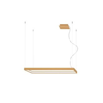 Sollux Lighting Modern Chandeliers 150x100x30cm 1xLight 4000K in Gold | Size: 150 x 100 x 30 cm