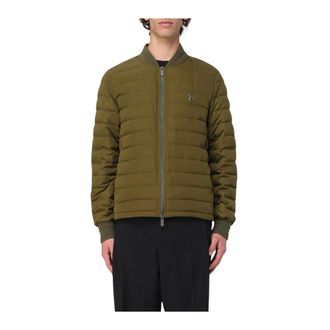 Burberry Winter Jackets, male, Green, M, Quilted Puffer Jacket Bomber Style