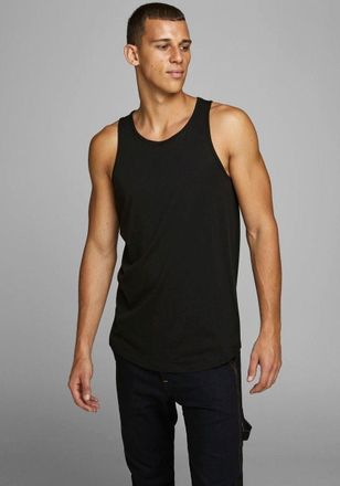 Jack & Jones Muskelshirt JACK & JONES BASIC TANK TOP, Herren, Gr. XXL, schwarz, Jersey, Obermaterial: 100% Baumwolle, unifarben, l&auml;ssig geschnitten normal, Rundhal