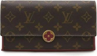 Louis Vuitton Pre-owned Wallets, female, Brown, Size: ONE SIZE Pre-owned Canvas Wallet