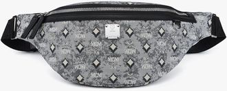 MCM Fursten Belt Bag In Denim Visetos