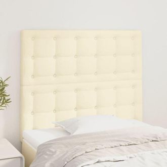 vidaXL Testiera 2 pz Crema 90x5x78/88 cm in Similpelle - Vidaxl