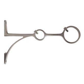 Ballard Designs Set of 2 Closed Double Bracket - Polished Nickel - Ballard Designs