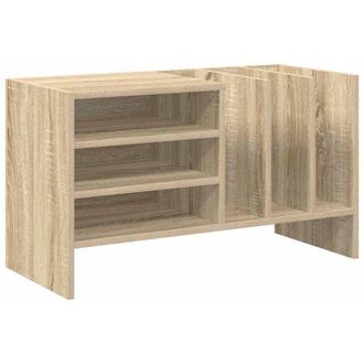 vidaXL Record Cabinet Sonoma Oak 78.5 x 35 x 45 cm Engineered Wood vidaXL