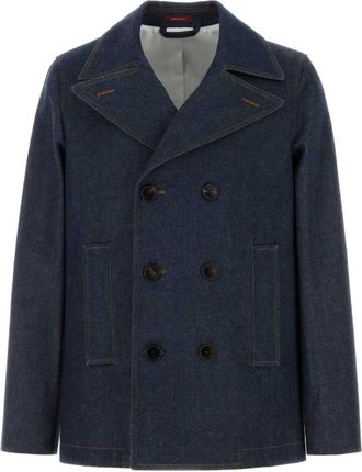 Gucci Denim Double-Breasted Blazer