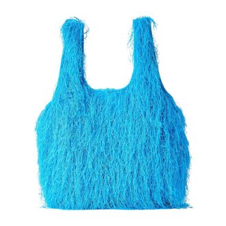 Dries Van Noten Dames, Tassen, Blauw, Maat: ONE Size Leer
