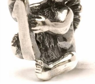 Trollbeads Womens Cherub Bead Charm In Silver