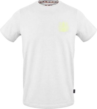 Aquascutum Heren Jersey Crew Hals T-shirt (Wit)