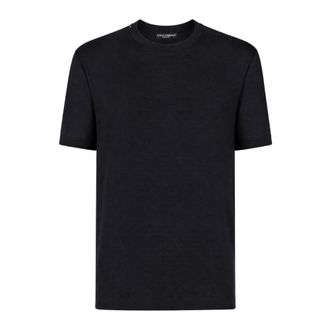 Dolce & Gabbana Tops, Heren, Blauw, L, T-Shirts